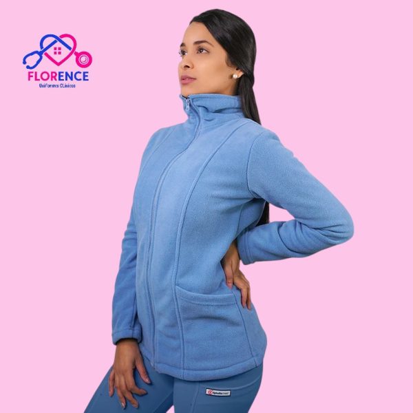 POLERÓN MUJER MICRO POLAR CELESTE