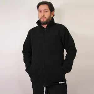 POLERÓN HOMBRE MICRO POLAR NEGRO