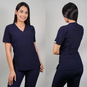 DELANTAL ANTIFLUIDOS MUJER AZUL MARINO 2308