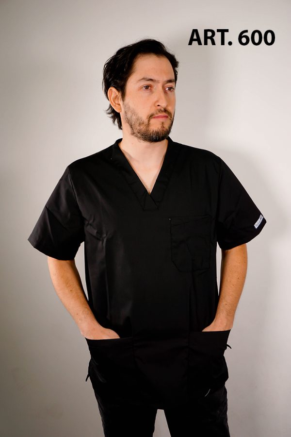 DELANTAL POPLIN HOMBRE NEGRO