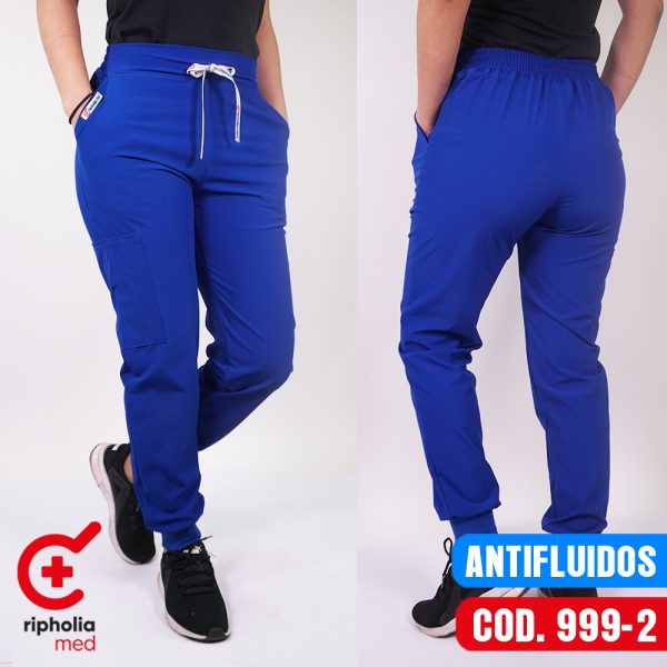 JOGGER ANTIFLUIDOS AZUL REY