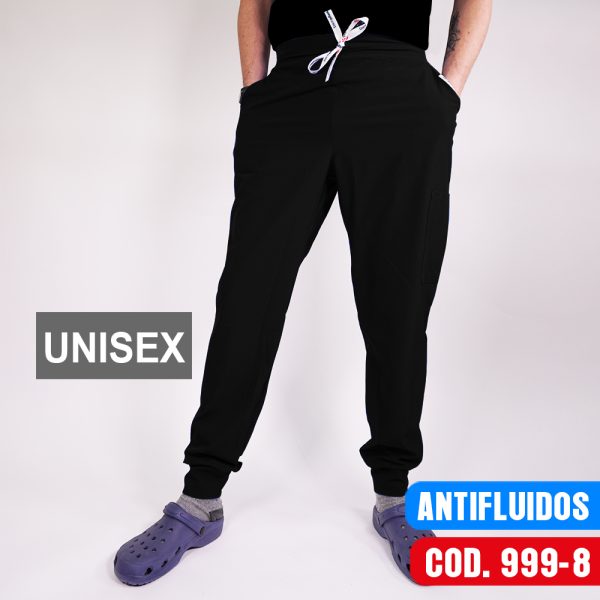 JOGGER ANTIFLUIDOS NEGRO - Imagen 2