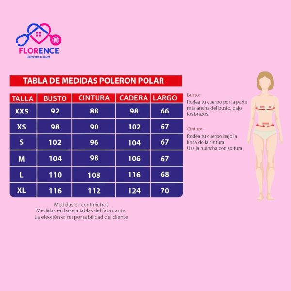 POLERÓN MUJER MICRO POLAR CELESTE - Imagen 2