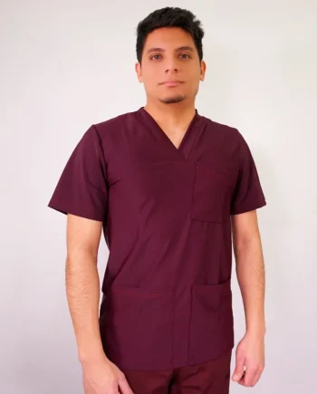 Delantal hombre elasticado - Burdeo.- 630