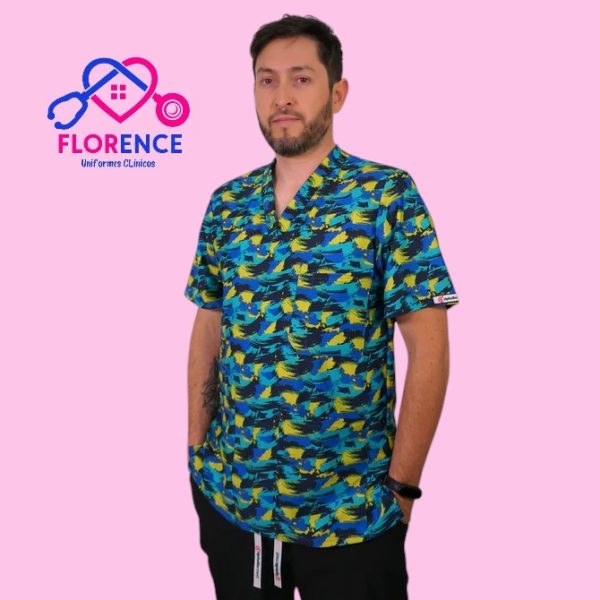 DELANTAL ELASTICADO HOMBRE ESTAMPADO