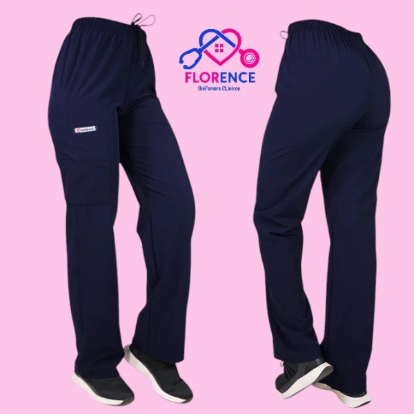 PANTALON ANTIFLUIDO RECTO HOMBRE AZUL MARINO
