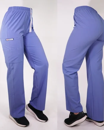 Pantalon antifluido recto hombre celeste (unisex)