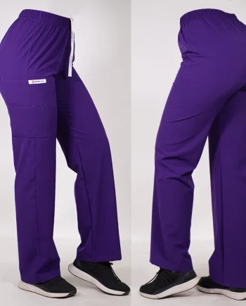 Pantalon antifluido recto hombre morado (unisex)