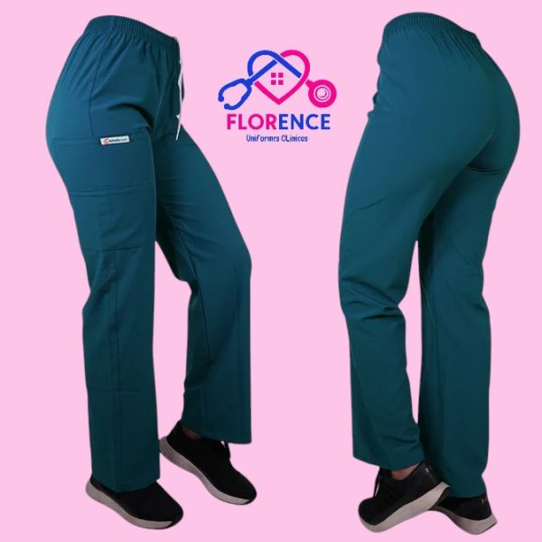 PANTALON ANTIFLUIDO RECTO HOMBRE PETROLEO