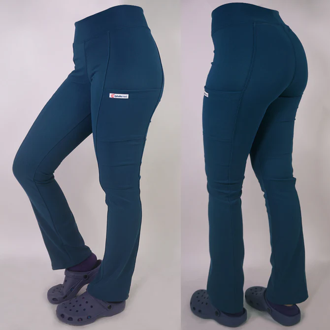 PANTALON SPANDEX VERDE PETROLEO