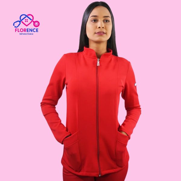 POLERÓN CLÍNICO SPANDEX ROJO
