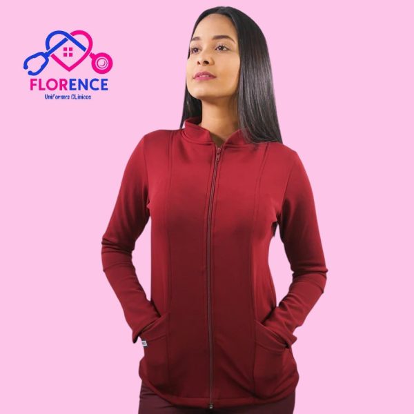 POLERÓN CLÍNICO SPANDEX BURDEO