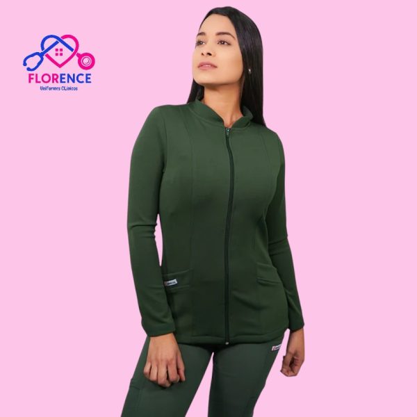 POLERÓN CLÍNICO SPANDEX VERDE