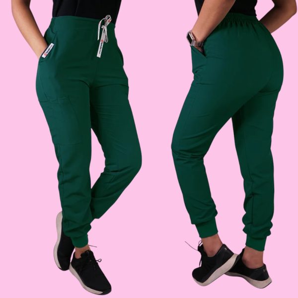 JOGGER ANTIFLUIDOS VERDE BOTELLA