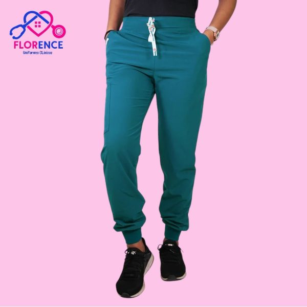JOGGER ANTIFLUIDOS VERDE TURQUESA