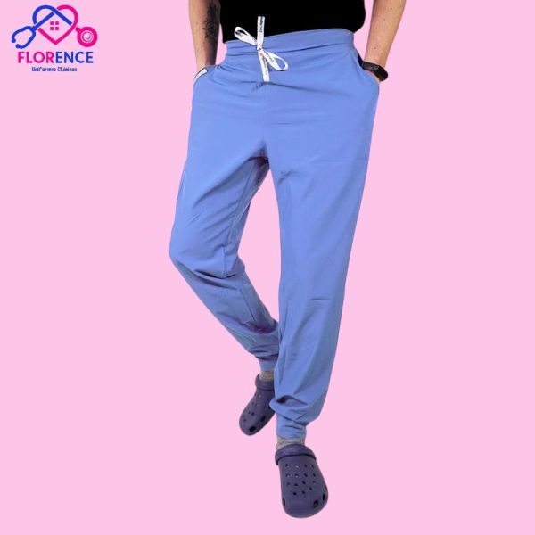 JOGGER ANTIFLUIDOS CELESTE - Imagen 3