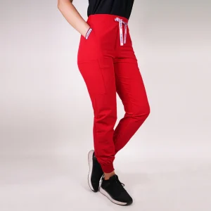 JOGGER ANTIFLUIDOS ROJO
