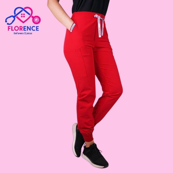 JOGGER ANTIFLUIDOS ROJO