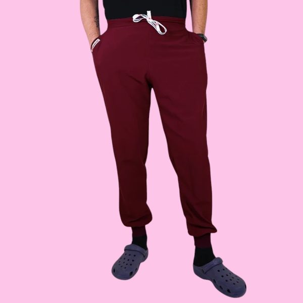 JOGGER ANTIFLUIDOS BURDEO - Imagen 3