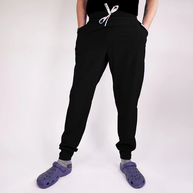 JOGGER ANTIFLUIDOS NEGRO - Imagen 3