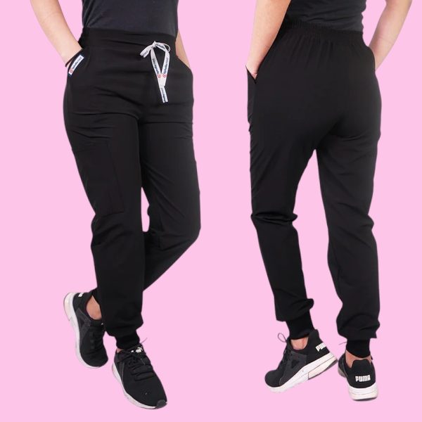 CONJUNTO ANTIFLUIDOS NEGRO CON JOGGER - Imagen 3