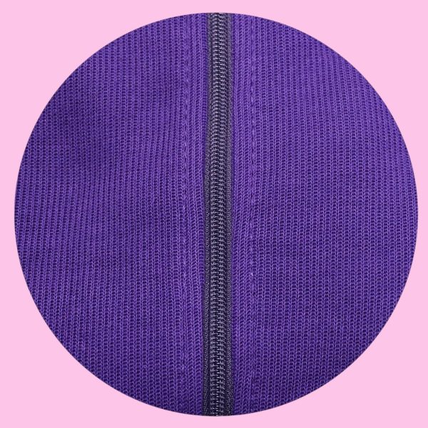 POLERON CLINICO TEXTURADO MUJER MORADO - Imagen 3