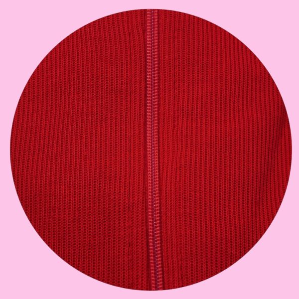 POLERON CLINICO TEXTURADO MUJER ROJO - Imagen 3