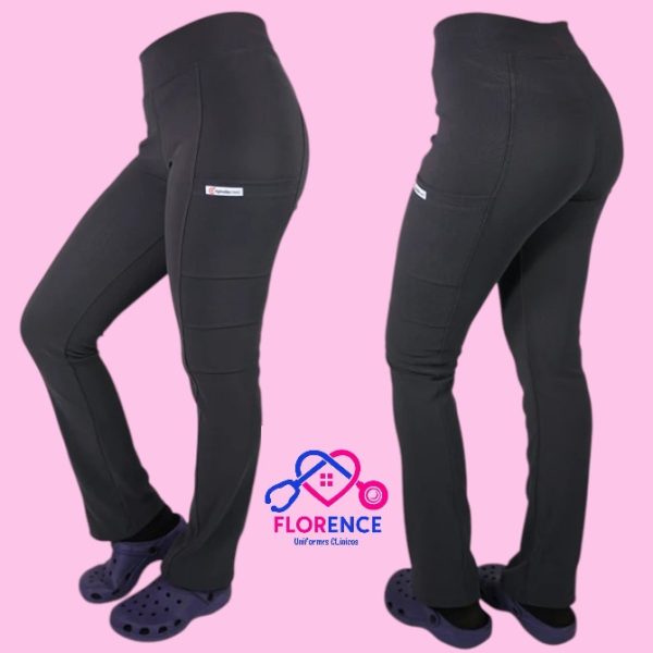 PANTALON SPANDEX GRIS ACERO