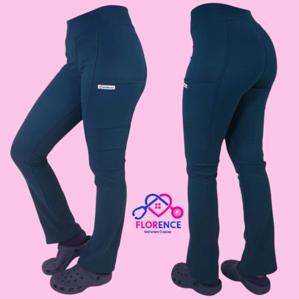 PANTALON SPANDEX VERDE PETROLEO