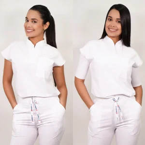 DELANTAL ANTIFLUIDO MODELO AMAPOLA BLANCO-7