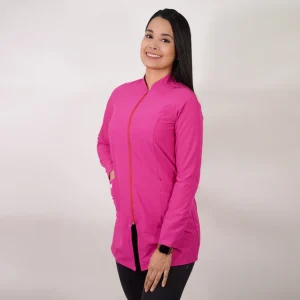 BATA CLÍNICA ANTIFLUIDOS FUSCIA