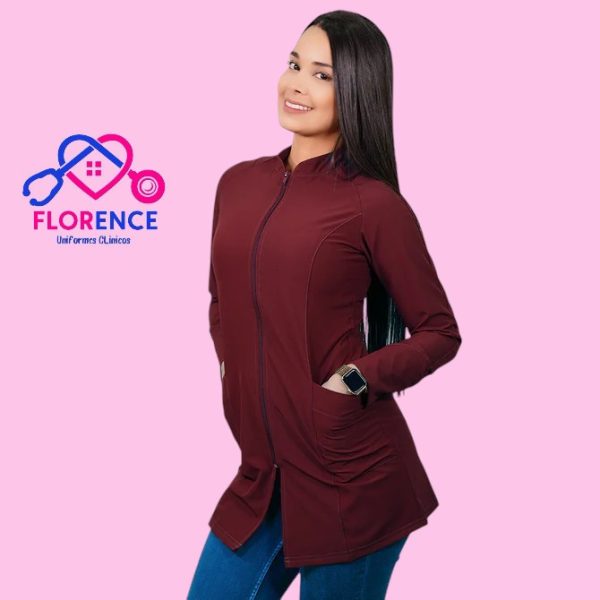 BATA CLÍNICA ANTIFLUIDOS BURDEO