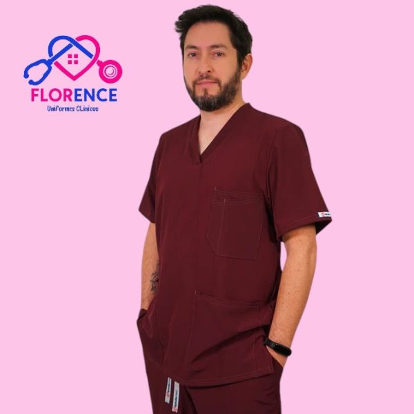 DELANTAL ANTIFLUIDO HOMBRE BURDEO