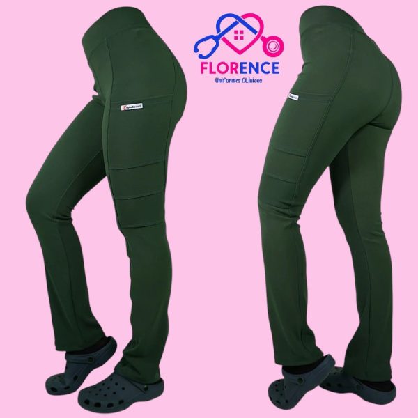 PANTALON SPANDEX VERDE BOTELLA