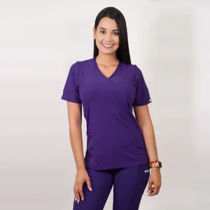 DELANTAL MUJER TELA ELASTICADO ESTAMPADO 2040