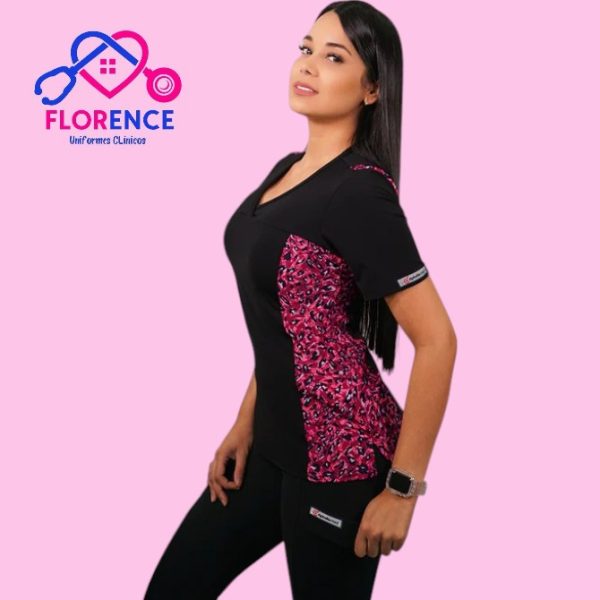 DELANTAL MUJER TELA ELASTICADO.ESTAMPADO 2354