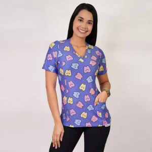 DELANTAL MUJER TELA ELASTICADO 2462 LIQUIDACION