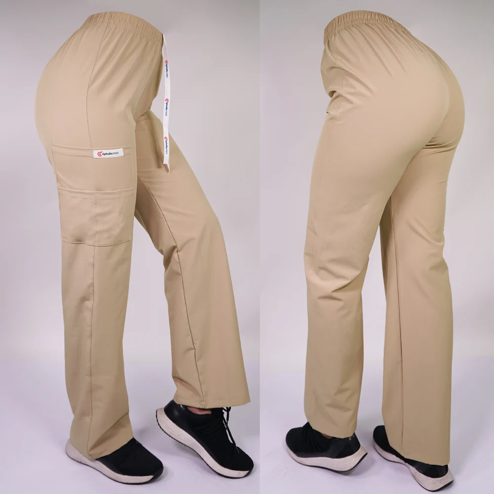 Conjunto antifluidos piel-pantalon recto