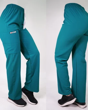 Pantalon antifluido recto hombre turquesa