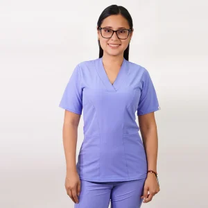 DELANTAL ANTIFLUIDO CLASICO CELESTE-3