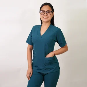 DELANTAL ANTIFLUIDO CLASICO PETROLEO-9