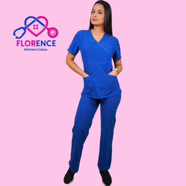 CONJUNTO ANTIFLUIDOS AZUL REY-PANTALON RECTO