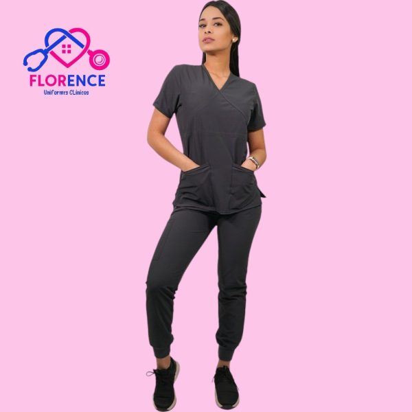 CONJUNTO ANTIFLUIDOS GRIS ACERO CON JOGGER