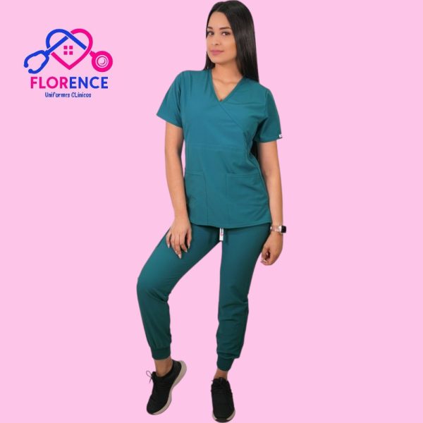 CONJUNTO ANTIFLUIDOS TURQUESA CON JOGGER