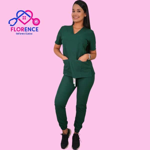 CONJUNTO ANTIFLUIDOS VERDE BOTELLA CON JOGGER