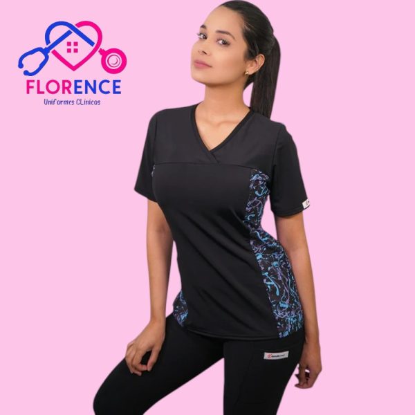 DELANTAL MUJER TELA ELASTICADO ESTAMPADO LQ-4