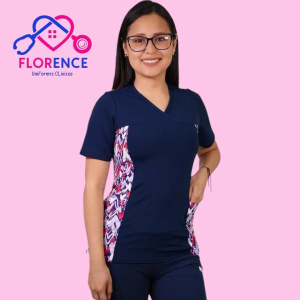 DELANTAL MUJER TELA ELASTICADO ESTAMPADO LQ-7