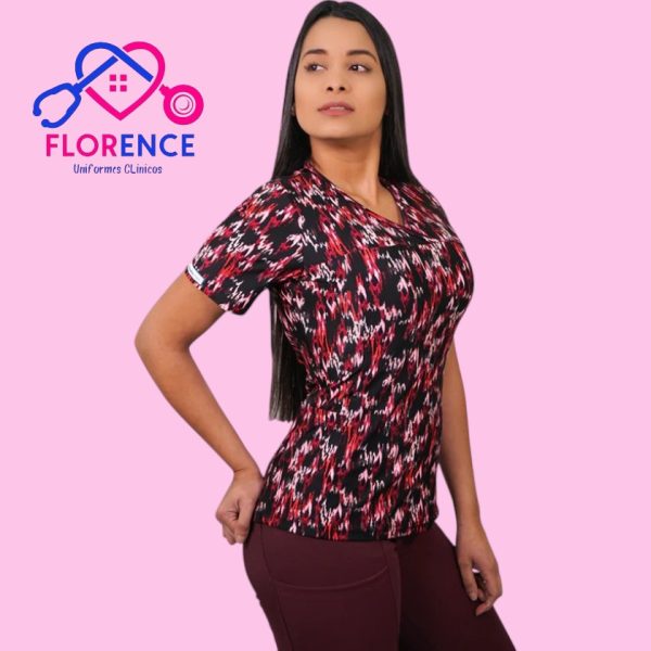 DELANTAL MUJER TELA ELASTICADO ESTAMPADO 2255