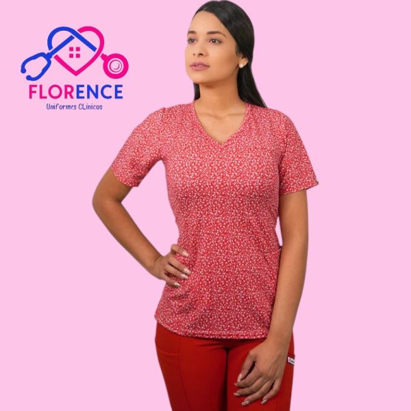 DELANTAL MUJER TELA ELASTICADO ESTAMPADO 2227