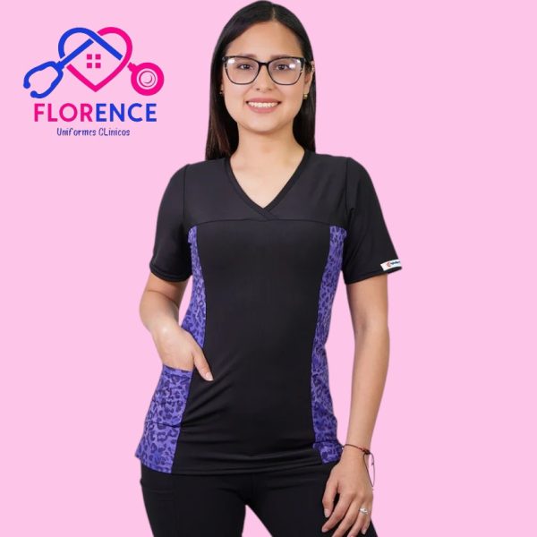 DELANTAL MUJER TELA ELASTICADO ESTAMPADO LQ-10